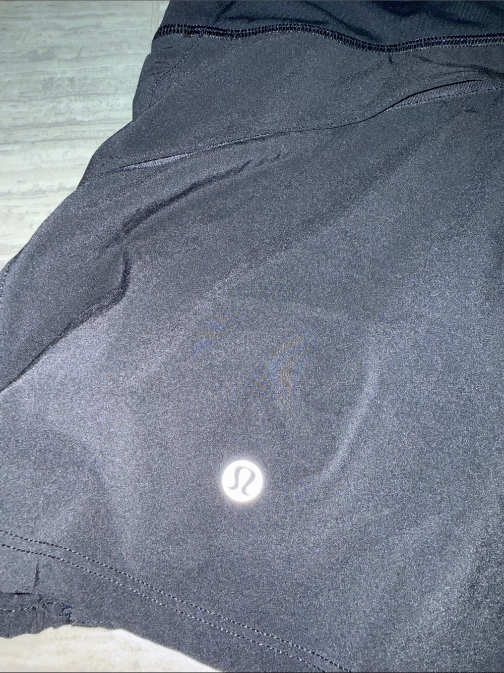 lululemon athletica Black Athletic Mini Skirt with Pleated Side Panels - Picture 3 of 5